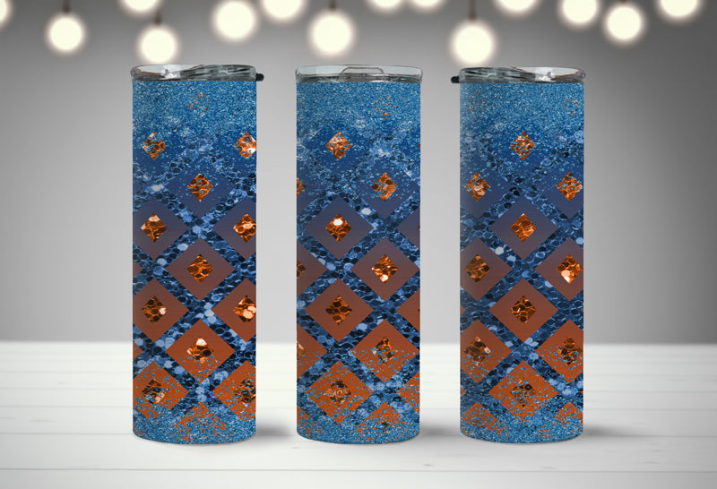 Diamond Orange Blue