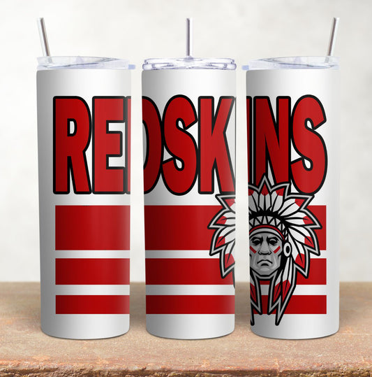 Kingston Redskin Three Bar 20 oz. Tumbler