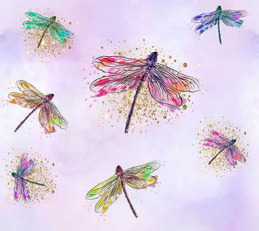 Dragonflies Watercolor