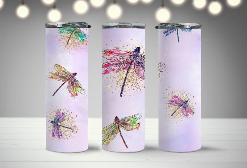 Dragonflies Watercolor