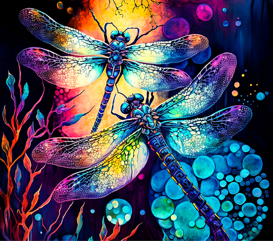 Ink Dragonflies